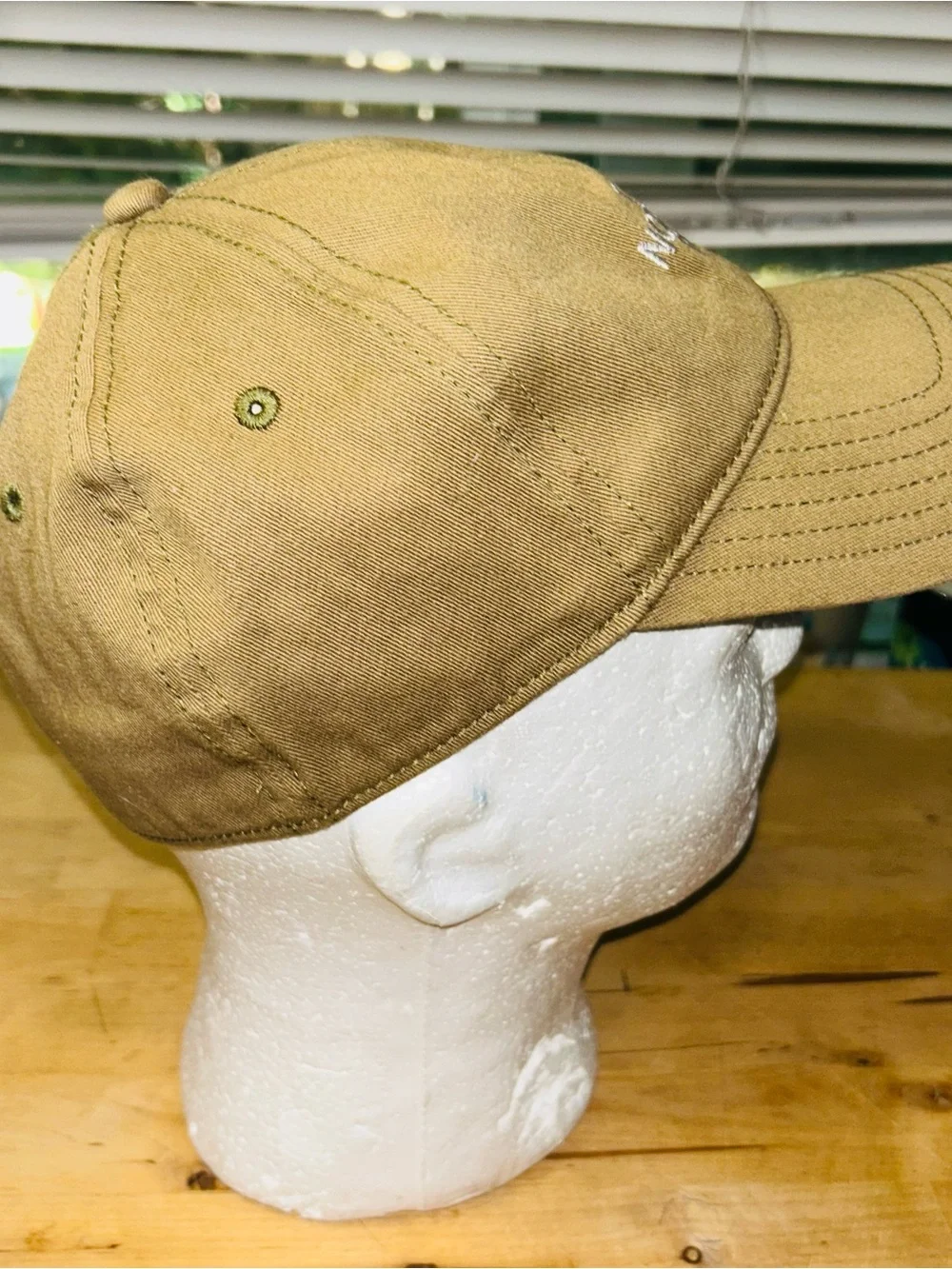 The North Face Norm Hat Cap A FLEX  Khaki Brown White Embroidered Logo S/P - M/M